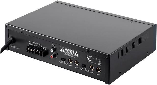 Monoprice Commercial Audio 60W 3ch 100/70V Mixer Amp (No Logo