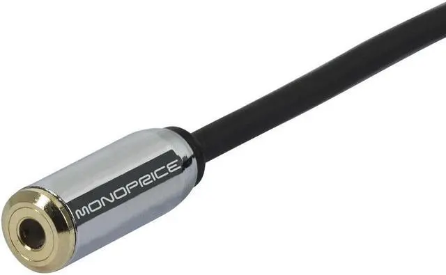 Alt view image 3 of 10 - Monoprice Designed for Mobile 6inch 3.5mm Stereo Jack Splitter