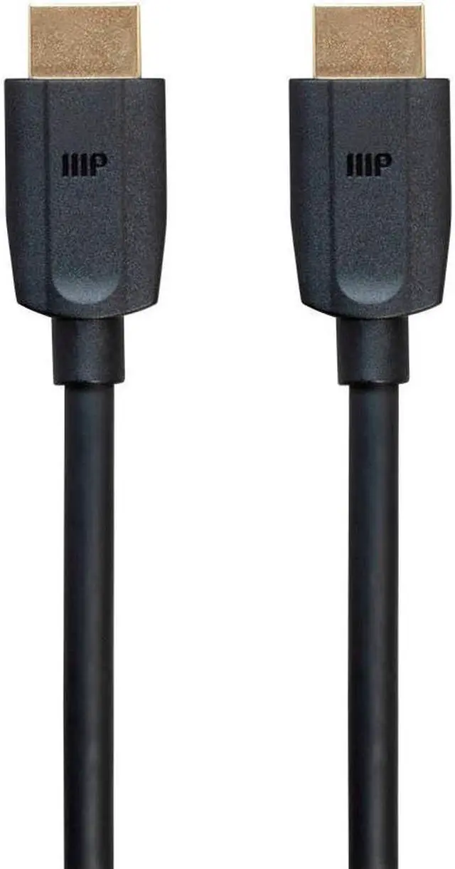 Alt view image 3 of 10 - Monoprice Ultra 8K HDMI Cable - 3 Feet - Black | High Speed, 8k@60Hz,HDR, 48Gbps, eARC, Compatible with PS 5 / PS 5 Digital Edition / Xbox Series X & S and More - DynamicView Series