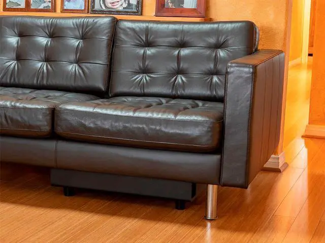 Alt view image 6 of 6 - Monoprice SSW-10 Powered Slim 10 Inch Subwoofer - Black | 150 Watt, Low Profile, Powerful Amp, Low pass