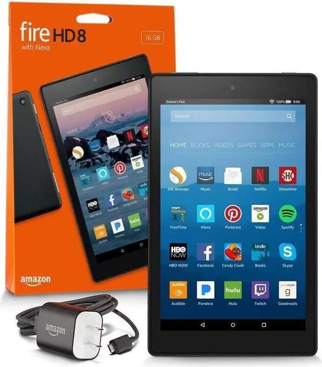 Alt view image 15 of 18 - Fire HD 8 Tablet with Alexa, 8" HD Display, 32 GB – Black