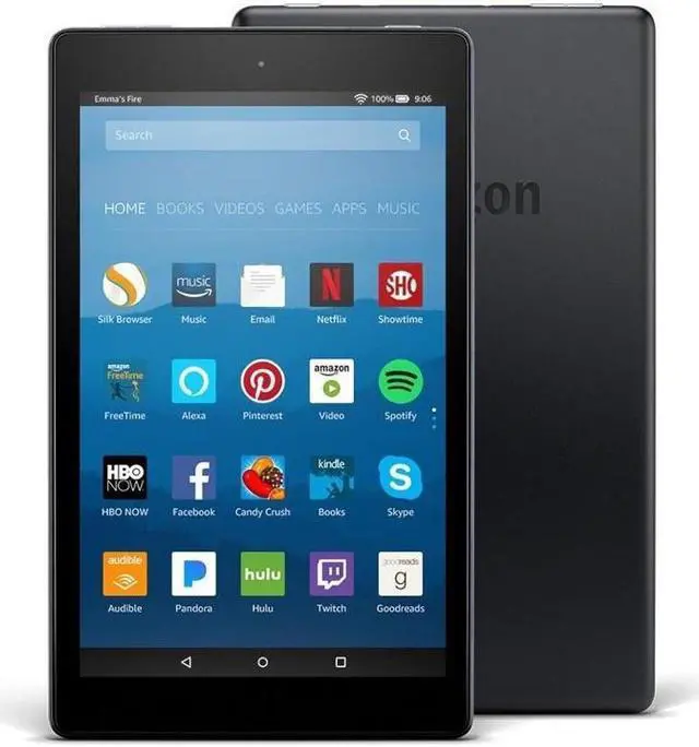 Alt view image 14 of 18 - Fire HD 8 Tablet with Alexa, 8" HD Display, 32 GB – Black