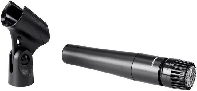 Alt view image 2 of 12 - Monoprice Performance Dynamic Instrument Microphone with Clip and Bag, Unidirectional Cardioid Pickup Pattern, For Guitars Amps, Drums, or Horns