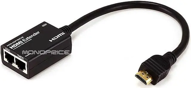 Alt view image 4 of 8 - Monoprice Inc. Hdmi Extender Over Cat5e Or Cat6 Connection Up To 98Ft