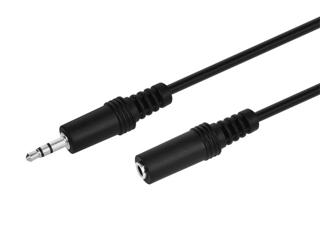 12ft Slim 3.5mm Mono TS Audio Cable (Male To Male) – My Cable Mart