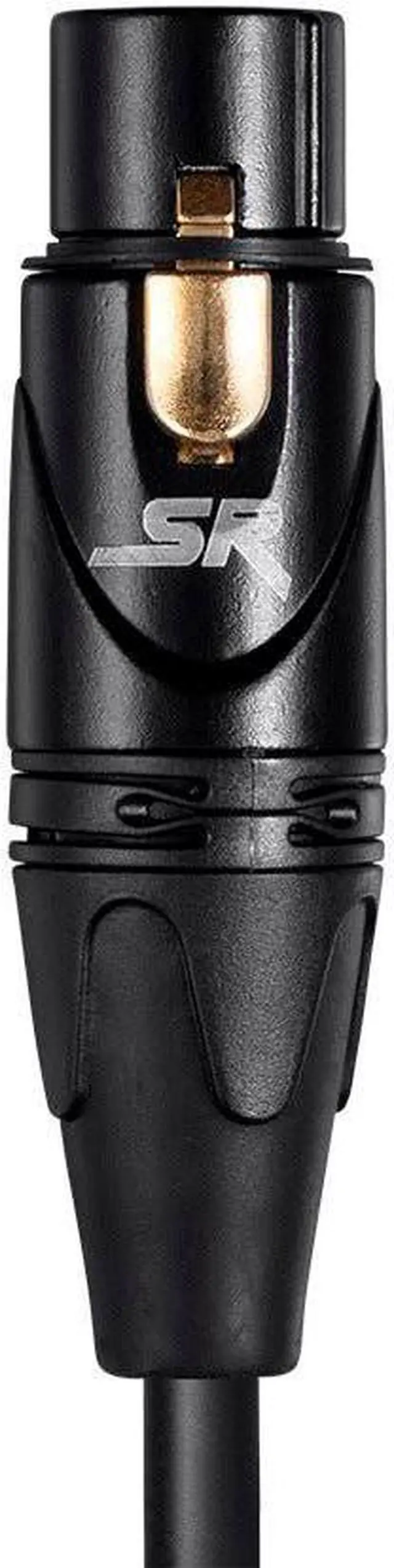 Alt view image 5 of 6 - Monoprice Starquad XLR Microphone Cable - 100 Feet - Black | XLR-M to XLR-F, 24AWG, Optimized for Analog Audio - Gold Contacts - Stage Right Series