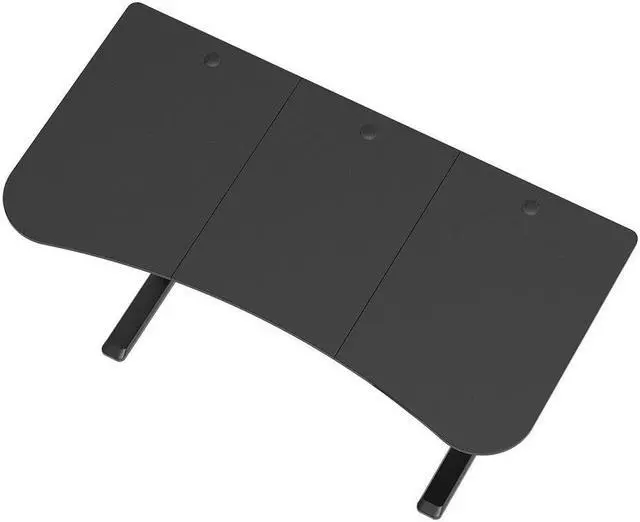 Alt view image 4 of 5 - Monoprice Pre-Drilled 3-piece Sit Stand Desk Table Top 63 Inches Wide - Black |Custom Sized For Motorized And Manual Crank Height Adjustable Desk - Workstream Collection