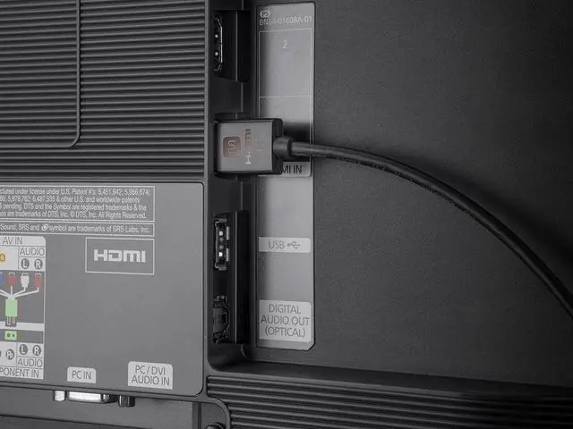 Alt view image 3 of 17 - Monoprice HDMI Cable - 6 Feet - Black | High Speed, Active Chipset, 4K@60Hz, HDR, 18Gbps, 36AWG, YUV 4:4:4 , Compatible with UHD TV and More - Ultra Slim Series