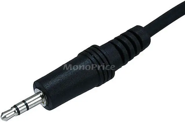 Alt view image 2 of 9 - Audio Cable,3.5mm,M/F,12 Ft MONOPRICE 649