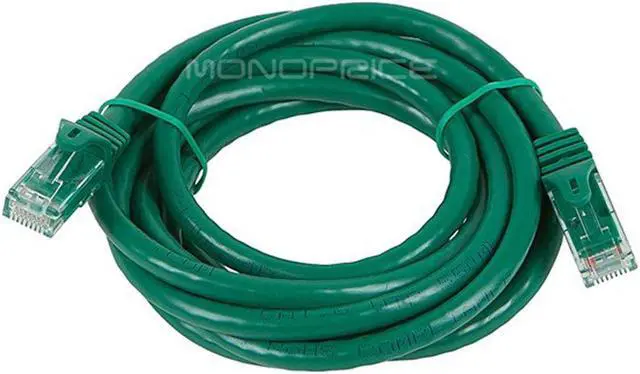 Alt view image 9 of 20 - Monoprice Cat6 Ethernet Patch Cable - 10 Feet - Blue | Network Internet Cord - RJ45, Stranded, 550Mhz, UTP, Pure Bare Copper Wire, 24AWG