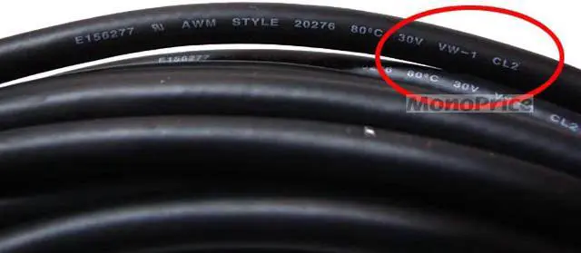 Alt view image 9 of 13 - Monoprice Super VGA Cable - 50 Feet - Black | Male to Male With Ferrites For In-Wall Installation | Gold Plated, CL2 Rated