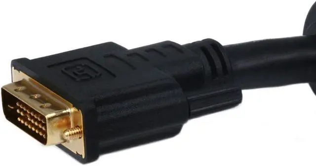 Alt view image 2 of 8 - Monoprice DVI-D Cable - 35 Feet - Black | 24AWG CL2 Dual Link 9.9 Gbps