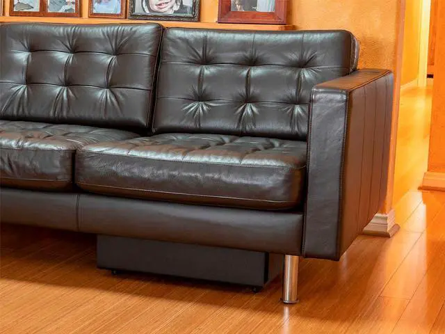 Alt view image 6 of 7 - Monoprice SSW-8 Powered Slim 8 Inch Subwoofer - Black | 100 Watt, Low Profile, Powerful Amp, Low pass