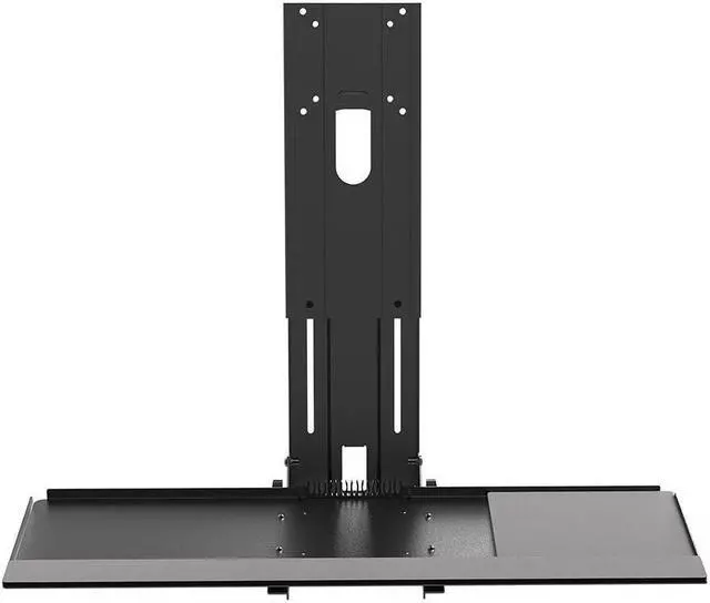 Alt view image 4 of 19 - Monoprice Workstation Wall Mount for Keyboard and Monitor