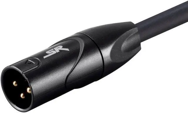 Alt view image 5 of 7 - Monoprice XLR Male to XLR Female Cable [Microphone & Interconnect] - 6 Feet - Black | Gold Plated, 16AWG - Stage Right Series