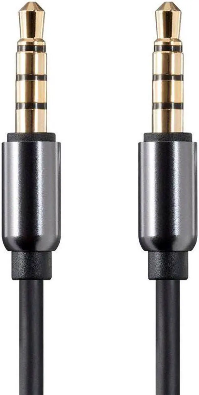 Alt view image 3 of 6 - Monoprice Onyx Series Auxiliary 3.5mm TRRS Audio & Microphone Cable, 6ft