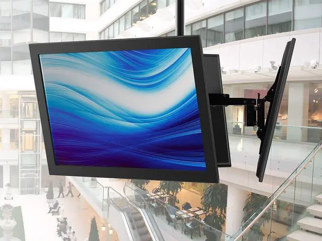 Alt view image 6 of 7 - Monoprice Triple Sided Ceiling TV Mount Bracket, For TVs 32 to 65 Inches, Max Weight 66lbs per Screen