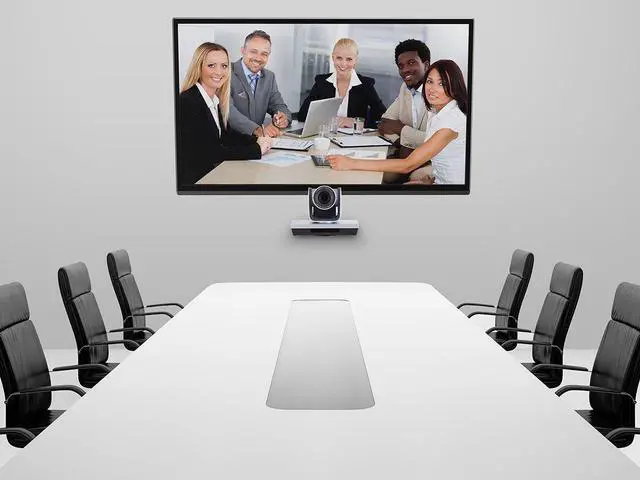 Alt view image 6 of 14 - Monoprice PTZ Conference Camera, Pan and Tilt with Remote, Full 1080p Webcam, USB 2.0, 3x Optical Zoom For Small Meeting Rooms - Workstream Collection