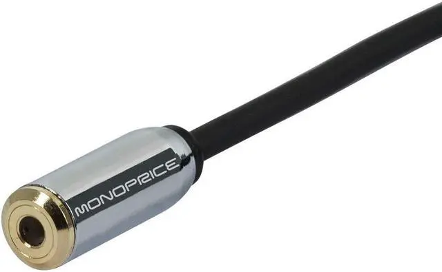 Alt view image 4 of 7 - Monoprice Designed for Mobile 12ft 3.5mm Extension Cable