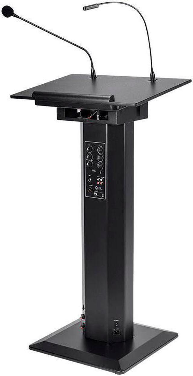 Monoprice Commercial Audio 60W Powered Podium Lectern with Built