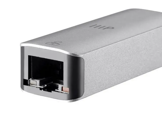 Alt view image 5 of 7 - Monoprice USB-C to HDMI VGA USB 3.0 Gigabit RJ45 SD Card USB-C Data Port USB-C PD Dock Adapter, 100W, 2-Port, 4K@30Hz, with Folding Type-C Connector