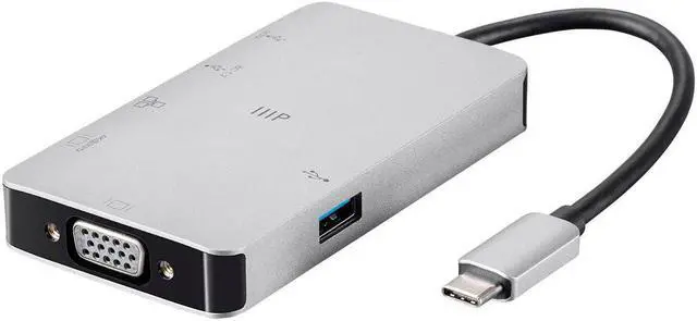 Main image of Monoprice USB-C to HDMI | (4k/60hz), Aluminum Alloy Shell, Nickel Plated Connector Adaptor - Consul Series