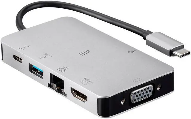 Alt view image 2 of 14 - Monoprice USB-C to HDMI | (4k/60hz), Aluminum Alloy Shell, Nickel Plated Connector Adaptor - Consul Series