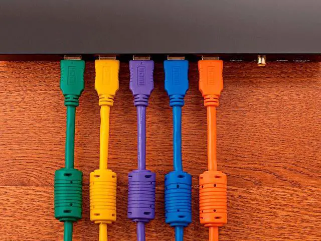 Alt view image 4 of 12 - Monoprice HDMI Cable - 20 Feet - Black | High Speed, 4K@60Hz HDR, 18Gbps, 26AWG, YUV 4:4:4, Compatible with UHD TV and More - Select Series