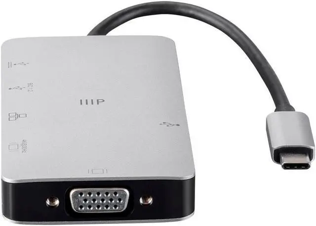 Alt view image 3 of 14 - Monoprice USB-C to HDMI | (4k/60hz), Aluminum Alloy Shell, Nickel Plated Connector Adaptor - Consul Series