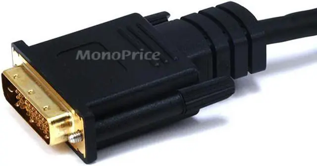 Alt view image 3 of 11 - Monoprice 6ft 28AWG HDMI to M1-D (P&D) Cable, Black