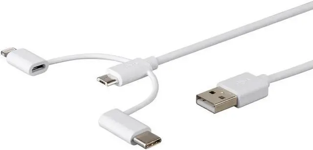 Main image of USB TO MICRO USB + USB TYPE-C + LIGHTNIN