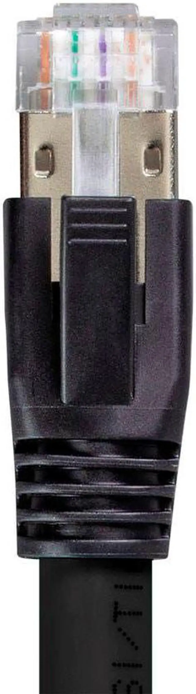 Alt view image 4 of 5 - Monoprice Cat8 Ethernet Network Cable - 5 Feet - Black | 2GHz, 40Gbps, 24AWG, S/FTP - Entegrade Series