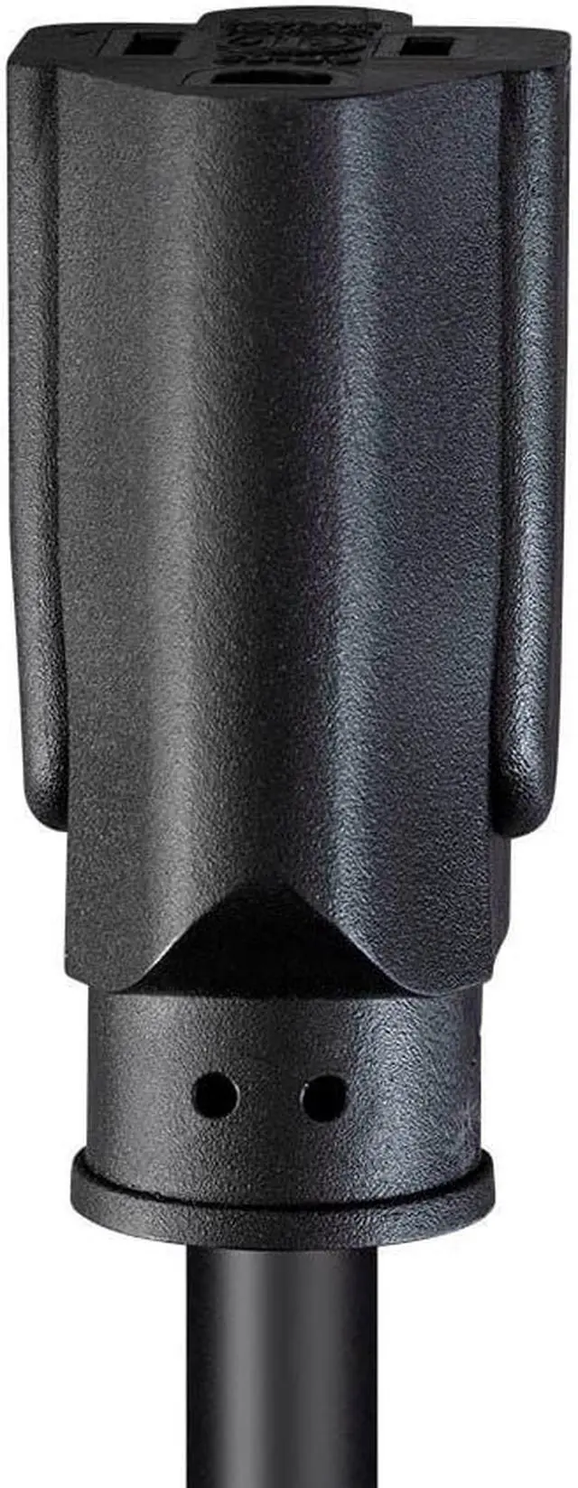 Alt view image 5 of 7 - Monoprice Extension Cord - 10 Feet - Black | NEMA 5-15P to NEMA 5-15R, 18AWG, 10A, SVT, 120V