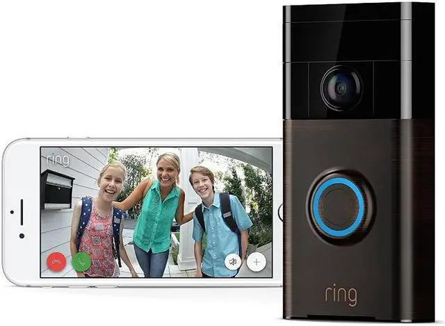 Alt view image 4 of 12 - Ring Wi-Fi Enabled Video Doorbell (Venetian Bronze)