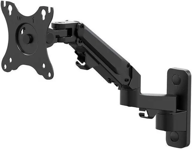Main image of Monoprice 2-Segment Wall Mount For Monitors Up To 27 Inch | Adjustable Gas Spring - Workstream Collection