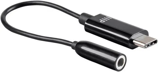 Alt view image 2 of 7 - Monoprice USB-C to 3.5mm Audio Auxiliary Adapter - Black Ideal For Smartphones, Androids, LG, HTC