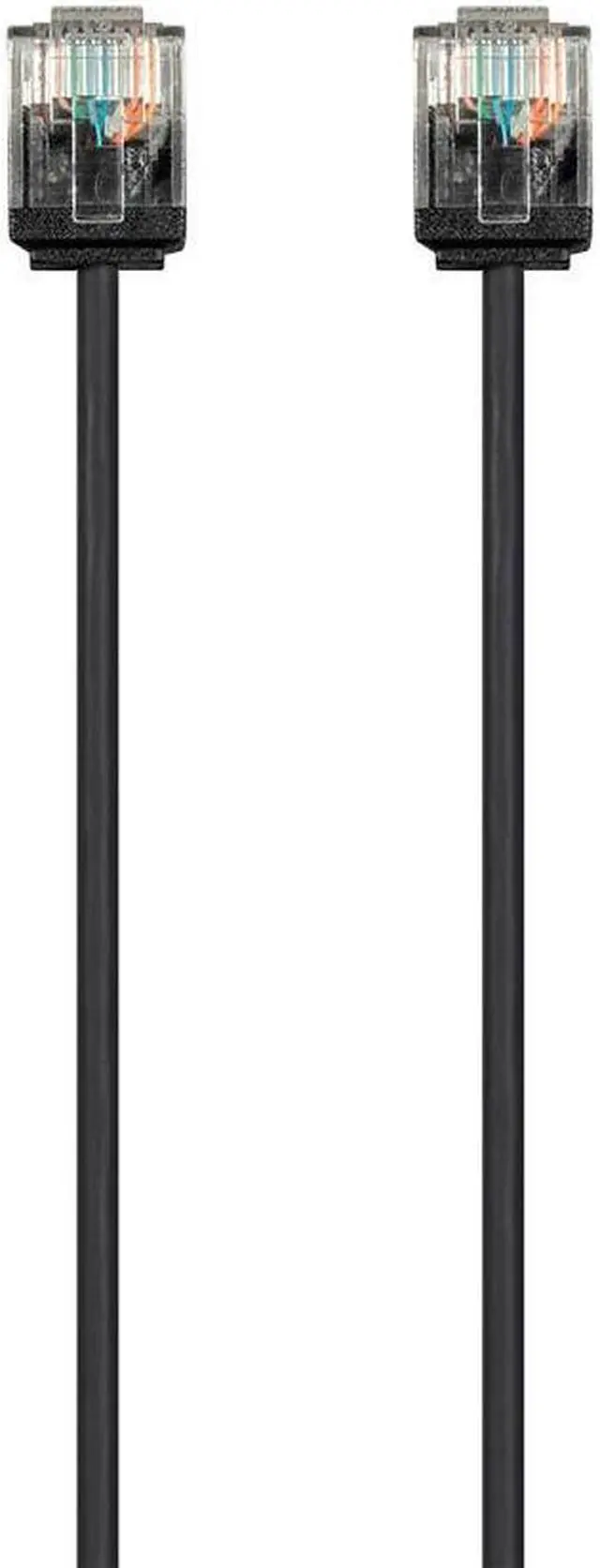 Alt view image 2 of 11 - Monoprice Micro SlimRun Cat6 Ethernet Patch Cable - 50 Feet - Black, Stranded, 550MHz, UTP, Pure Bare Copper Wire, 32AWG