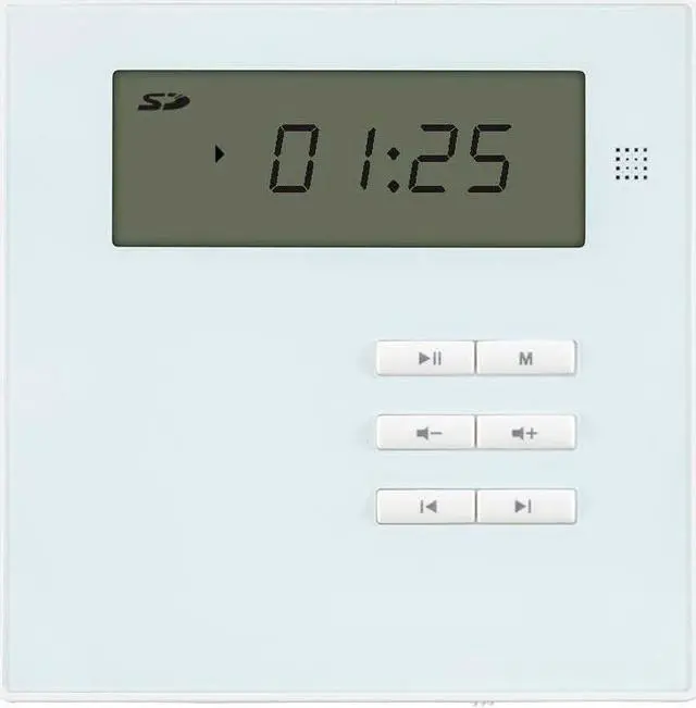 Main image of Monoprice Wall Mount Music Amplifier, 40 Watts With Bluetooth 2.1, Line Level Aux, microSD Slot, FM Radio, And Wireless IR Remote - Commercial Audio