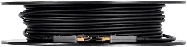 Alt view image 6 of 6 - Monoprice DisplayPort Cable - 50 feet | 32.4Gbps, 8K@30Hz, 5K@60Hz, 4K@120Hz, Fiber Optic, AOC - SlimRun AV Series