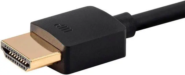 Alt view image 4 of 6 - Monoprice 8K HDMI Cable - 1 Feet - Black | Ultra High Speed, 8K@60Hz & 4k@120Hz, Dynamic HDR, 48Gbps, eARC, Compatible with PS 5 / PS 5 Digital Edition / Xbox Series X & S and More - Ultra Slim Series