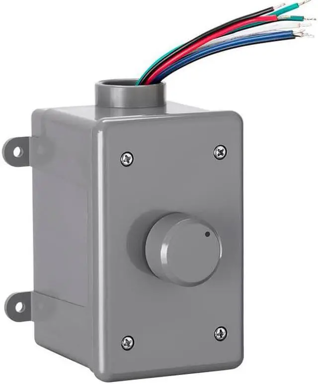 Alt view image 2 of 6 - Monoprice OVC300 Rotary 300-Watt Outdoor Volume Control With Auto Impedance Matching, Weather Resistant Enclosure, For Outdoor Applications