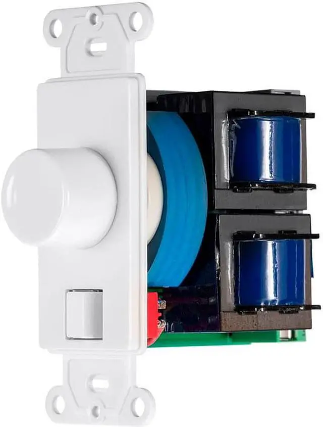 Alt view image 2 of 6 - Monoprice 60-Watts Volume Control With A/B Switch, Connect Multiple Speaker Pairs to a Single Power Amplifier or Receiver