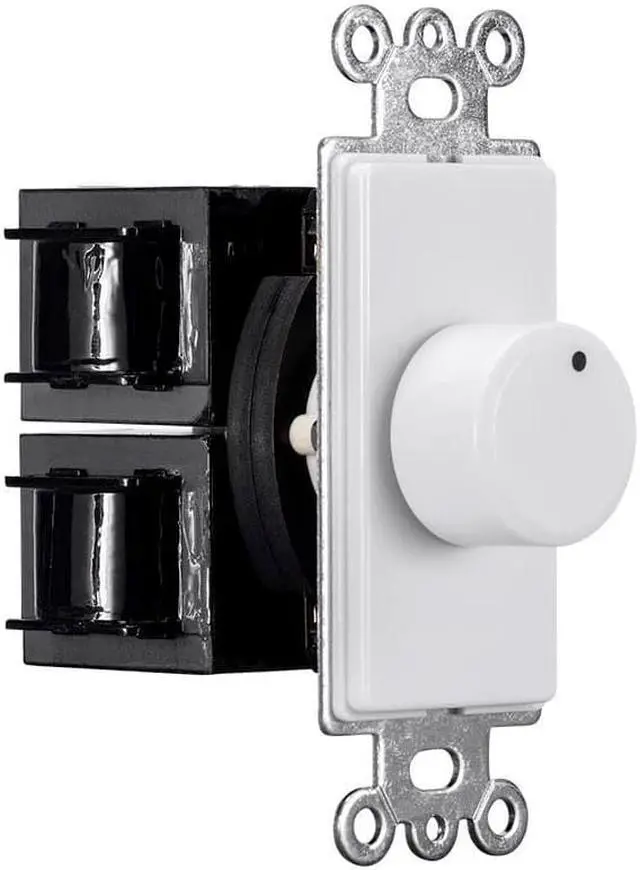 Alt view image 3 of 6 - Monoprice 300W Rotary Impedance Matching Speaker Volume Control with Color Kit, Connect Multiple Speaker Pairs to a Single Power Amplifier or Receiver