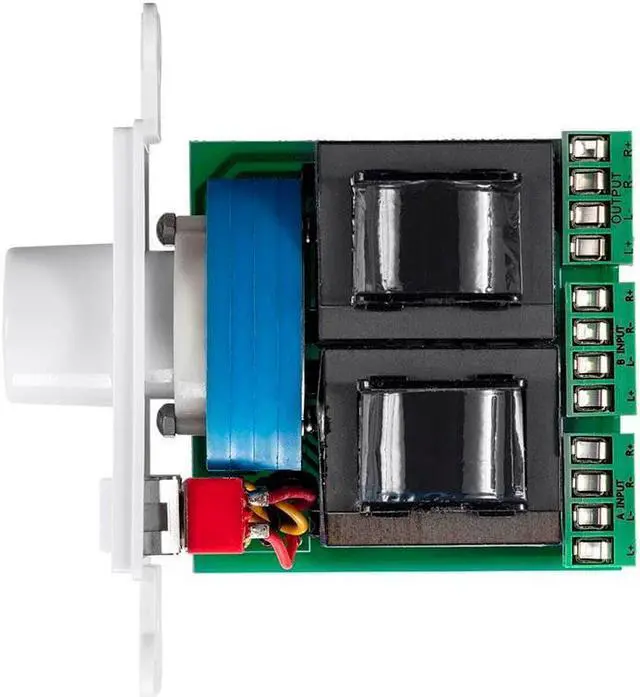 Alt view image 5 of 6 - Monoprice 60-Watts Volume Control With A/B Switch, Connect Multiple Speaker Pairs to a Single Power Amplifier or Receiver