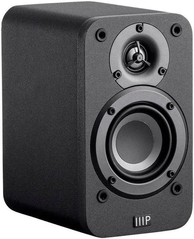 Alt view image 2 of 6 - Monoprice HT-35 Premium 5.1-Channel Home Theater System - Charcoal, With Powered Subwoofer, Low Profile Speaker Grilles, Secure Mounting Option