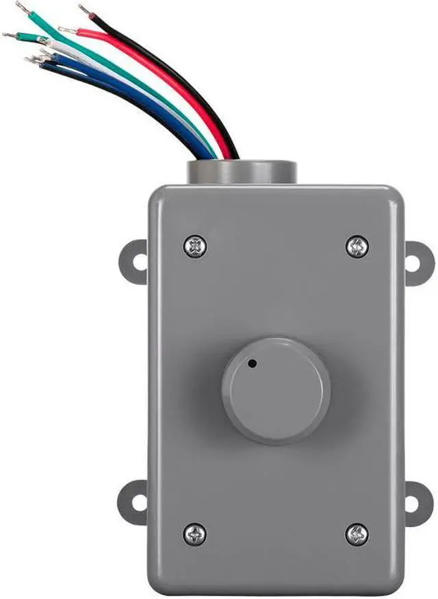 Alt view image 3 of 6 - Monoprice OVC100 Rotary 100-Watt Outdoor Volume Control With Auto Impedance Matching and Weather Resistant Enclosure, For Outdoor Applications
