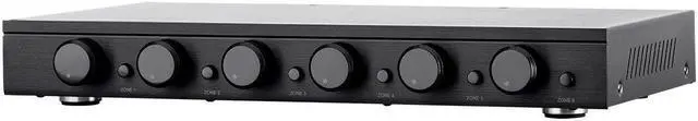 Main image of Monoprice SSVC-6.1 Single Input 6-Channel Speaker Selector With Volume Control, Impedance Protection, Individual Zone On/Off Buttons
