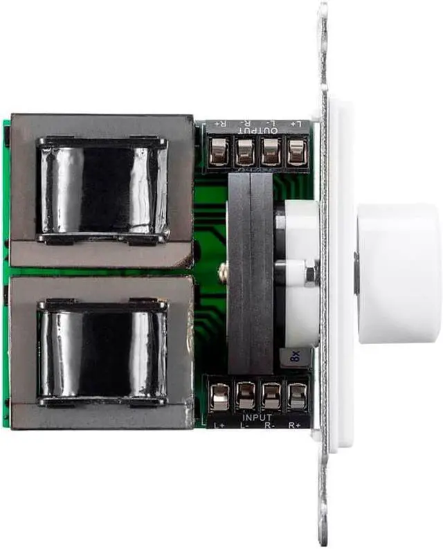 Alt view image 6 of 6 - Monoprice 300W Rotary Impedance Matching Speaker Volume Control with Color Kit, Connect Multiple Speaker Pairs to a Single Power Amplifier or Receiver