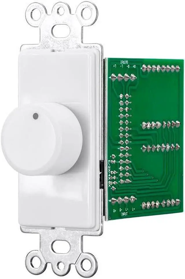 Alt view image 2 of 6 - Monoprice 300W Rotary Impedance Matching Speaker Volume Control with Color Kit, Connect Multiple Speaker Pairs to a Single Power Amplifier or Receiver