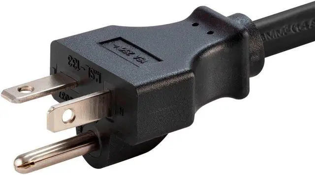 Alt view image 5 of 6 - Monoprice Heavy Duty Extension Cord - 6 Feet - Black | NEMA 6-20P to IEC 60320 C19, For Computers, Servers, and Monitors to a PDU or UPS in a Data Center